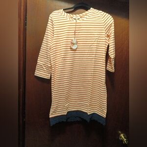 Hayden Los Angeles NWT Woman's Lace Trim T Shirt Dress Size Medium